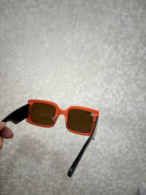 Fashionable Retro Square Frame Sunglasses